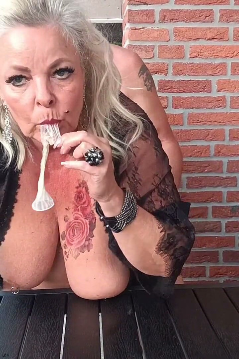 Doggy Fucked and Condom Sucked Out