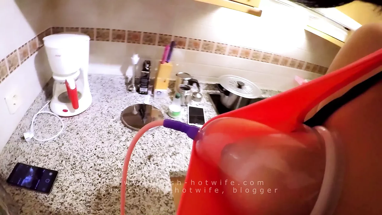 Vacuum pussy and breast pumping compil Fetish bodymorph wife