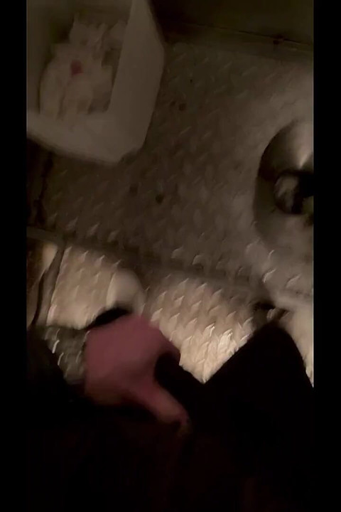 Kinkysirius in Chav Scally Outfit in the Most Dirty Train Toilet