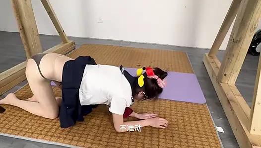 Матросская униформа, Японское видео + Тренировка + Порка