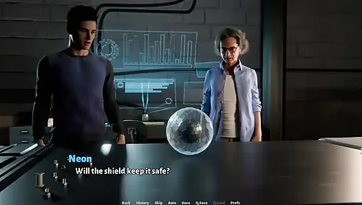 Безумное приключение No11, горячая пума трахает паренька в ванне