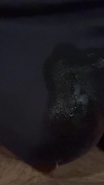 Thrilling moment from "Stepdad cums in stepdaughters panties - Gushing precum"