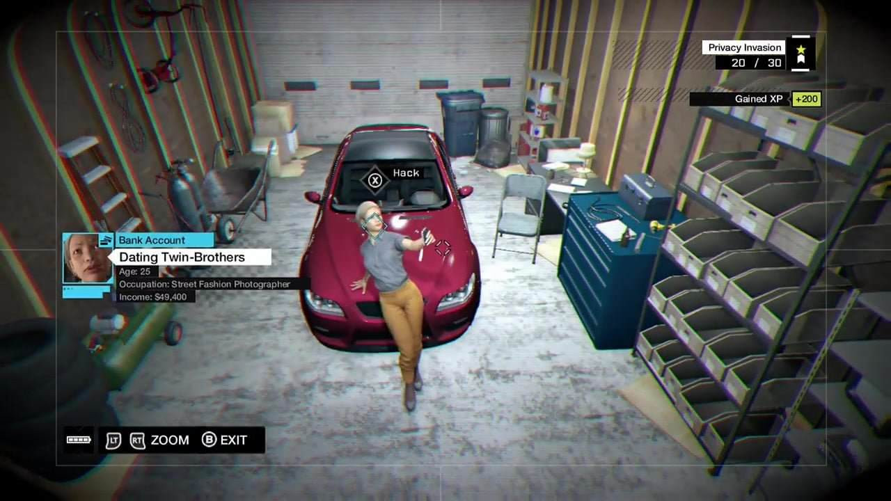 Watch Dogs - Sexy Lady taking selfie on car
