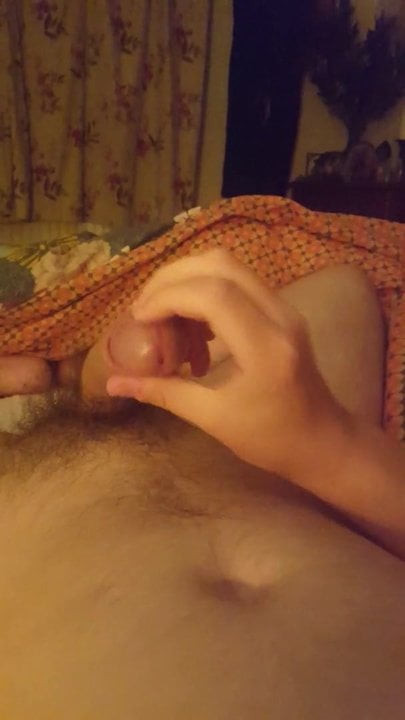 Wank and cum
