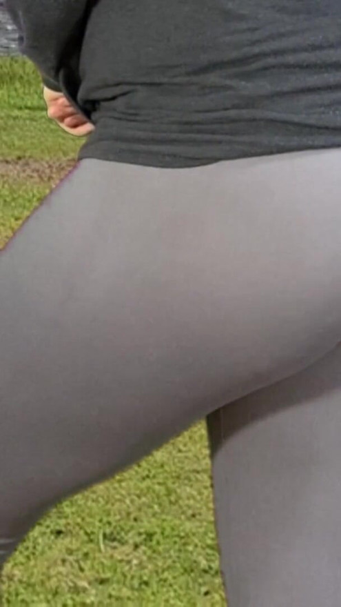 Big tits shemale public flashing | Clip 1