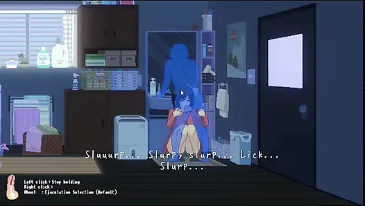 Хентай игра - жена с огромными сиськами принимает грубый секс в доме