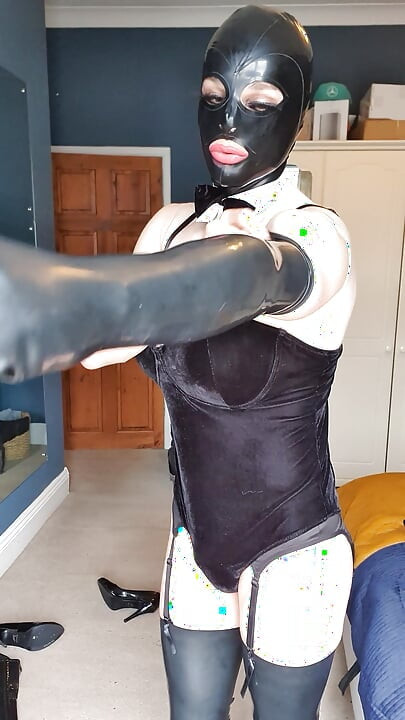 Easter Bunny - Latex Gloves Stockings