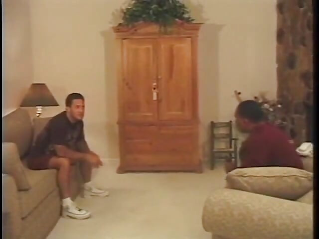 One black girl for two bored dudes with stiffy dicks