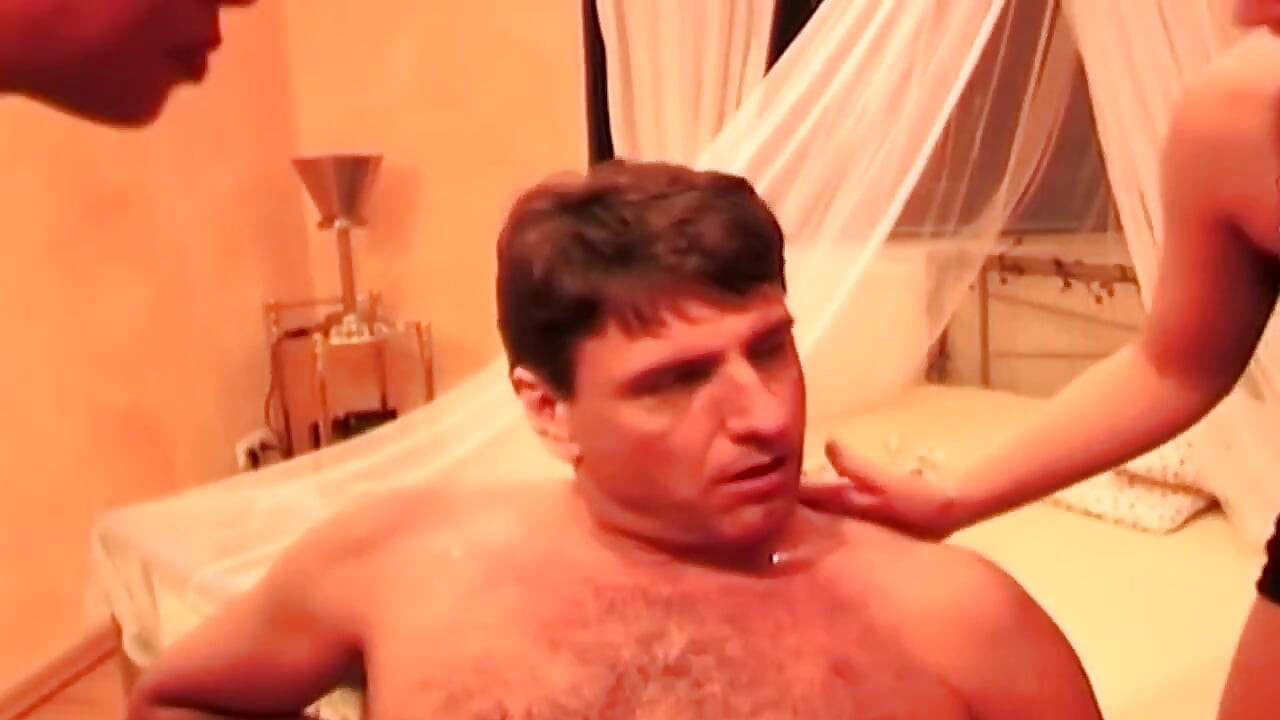 Two Horny MILFs Drench His Face in Sloppy Spit Tears