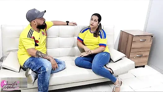 Meine Schwägerin wird richtig schmutzig und bittet mich, sie zu ficken, und wir haben Sex, ich gebe ihr mein Sperma auf ihren Po – Porno en Español