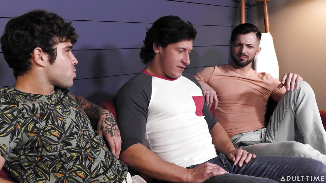 Heteroflexible - Horny Casey Everett & Joseph Castlian Team up to Fuck Bisexual Buddy Dalton Riley