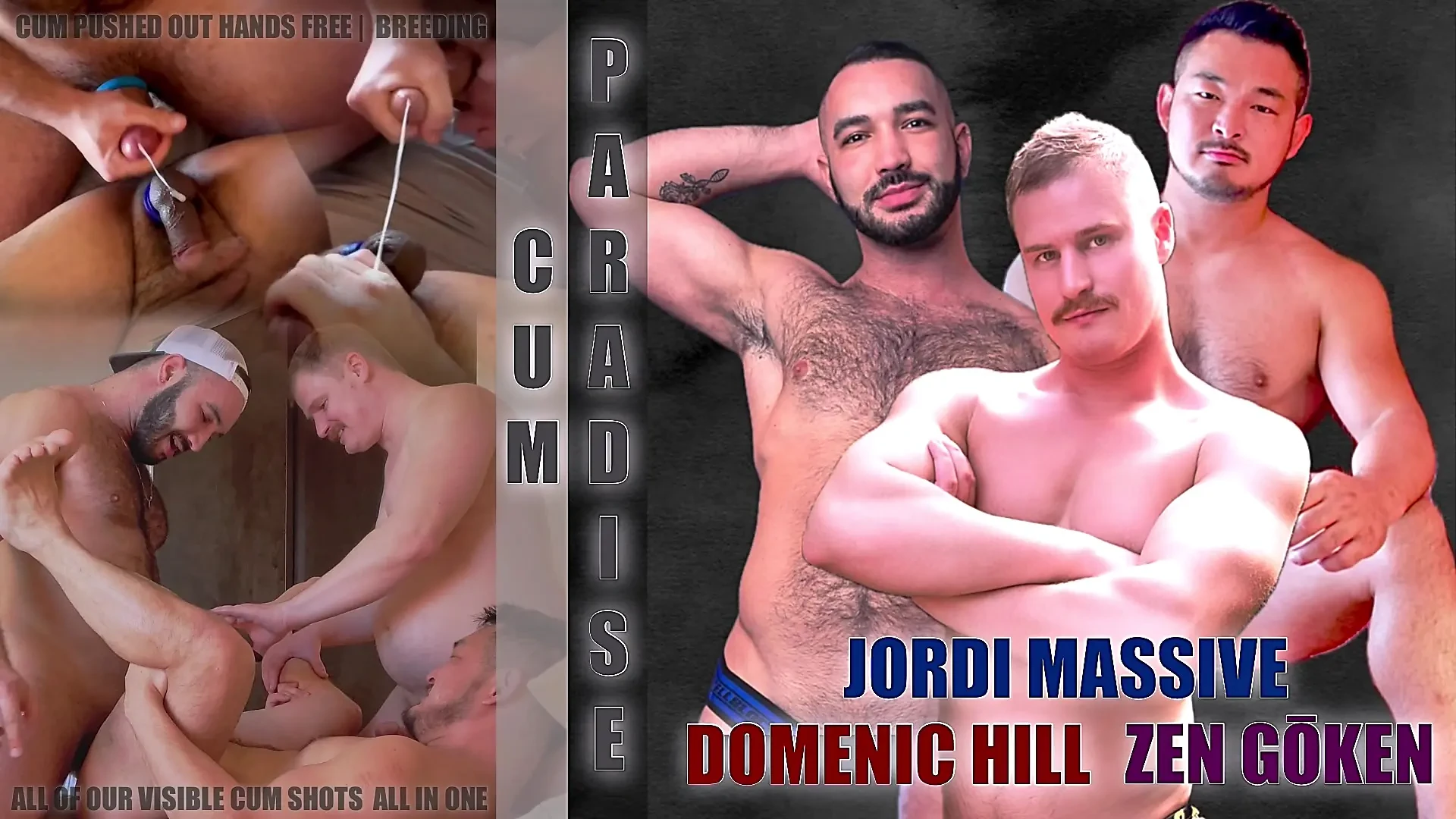 SPERMA SPERMA SPERMA SPERMA DREIER JORDI MASSIV, DOMENIC HILL UND ZEN GOKEN