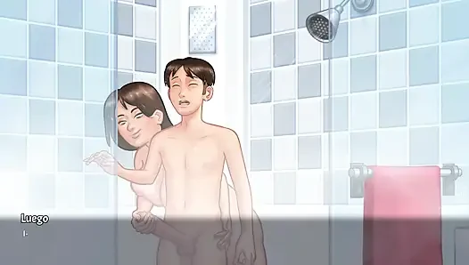 Semuanya berubah antara aku dan ibu tiriku, sekarang semuanya lebih dalam dan kami memberi diri kami gairah - kisah musim panas