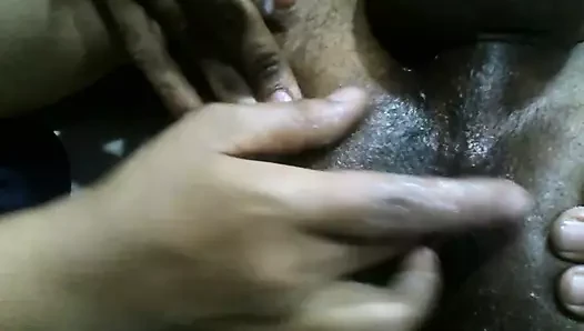 Holy porn video – black asswhole fingered by girl