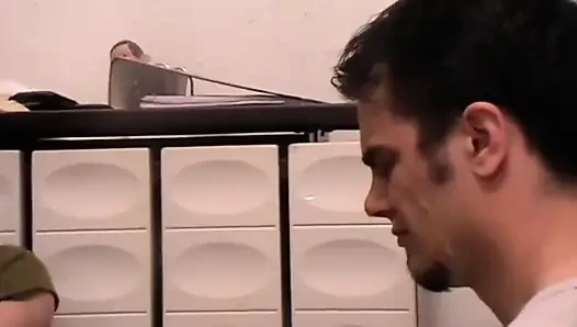 Slave Richie serves as spittoon
