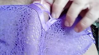 purple panty play