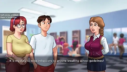 Summertime saga 1st day at college