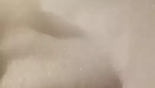 Warm bubble bath on Christmas Eve. Hot audio!