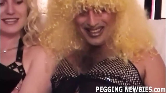 Open your cheeks and get ready for my strapon