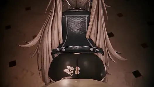 Mädchen frontline - leidenschaftliche sexszenen - hentai-animationen 3d