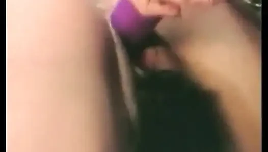 Alluring lesbian babe gets her pussy licked and toyed