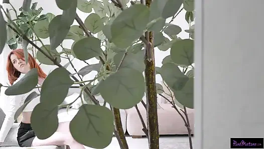 Tiefe muschimassage lässt MILf ihren verstand verlieren