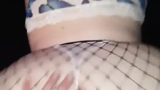 Ngentot ibu tiri montok dengan lingerie