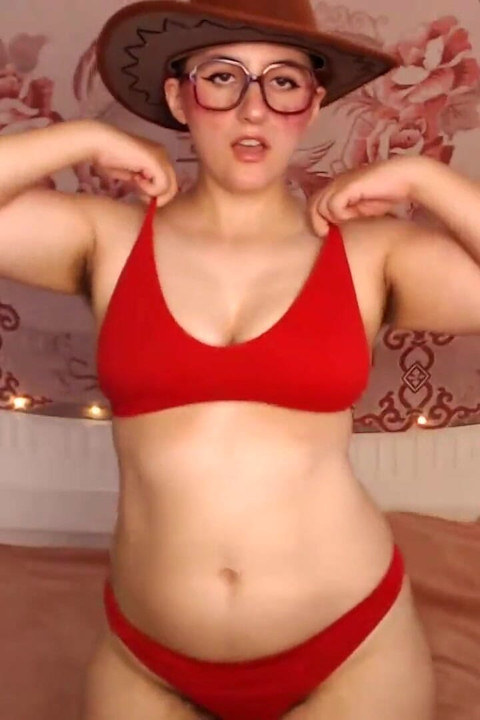Natural Cowgirl Striptease and Dance