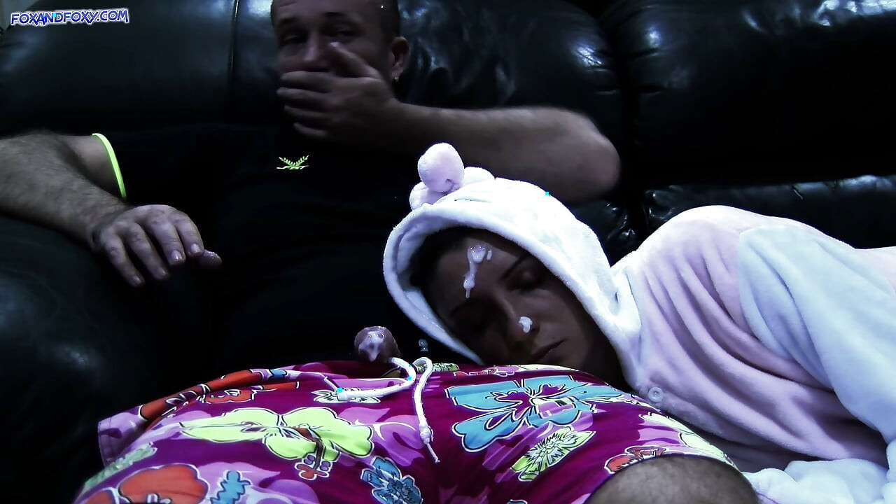 Daddy's dream is hard Ass fucking Stepdaughter and cum on face