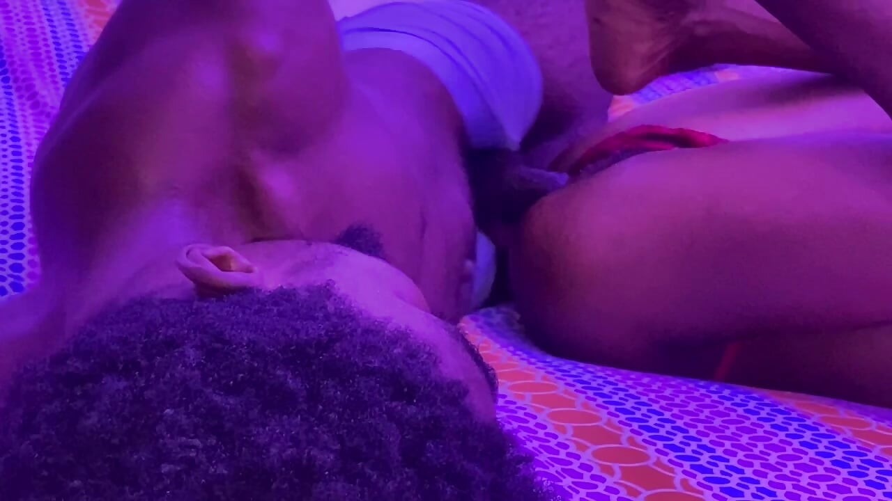 Roommate Getting All Creamy on My Black Cock