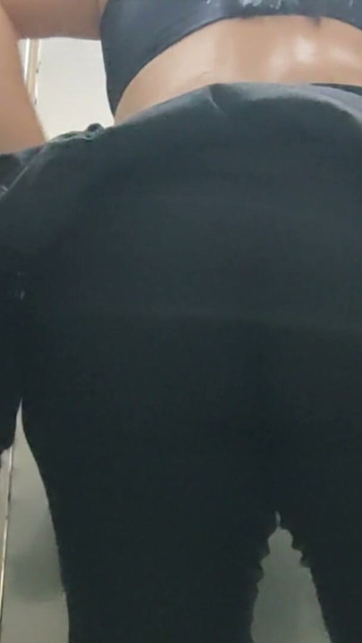 CAMERA IN PUBLIC BATHROOM CATCHES A BEAUTIFUL VOLUPTUOUS WOMAN | Clip 1