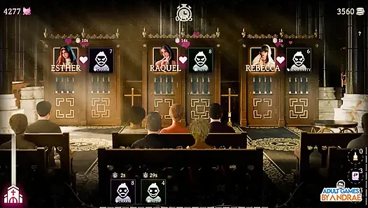 Sisters in Sin Gameplay Part 12 - Lust Performs the Sexual Ritual with Esther in the Library