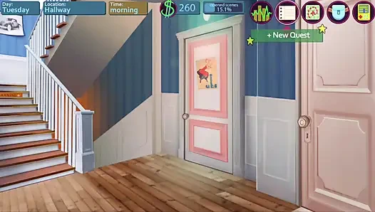 Taffy Tales No25 - Сара подрочила Йоханнесу сиськи