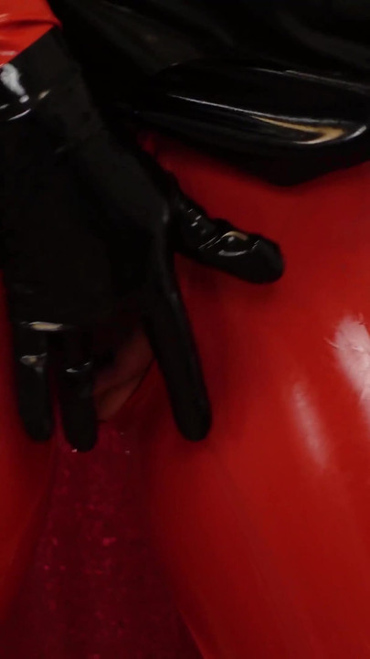 Must-see moment from "Latex Devil Arya Grander - JOI jerk off instruction and CEI cum eating instructions - sexy rubber"
