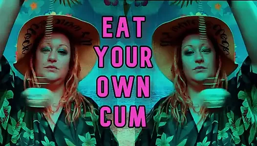 Загипнотизировано поедать свою собственную сперму для сисси кемпинга, сисси версия