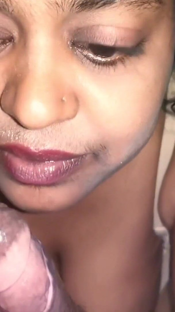 Jaw-dropping moment from "My cock sucking your my hot cum mouth me le"