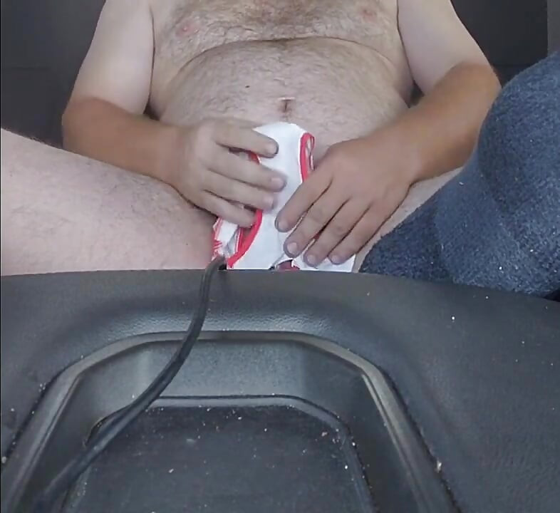Cumming in Panties at the Truck Stop.