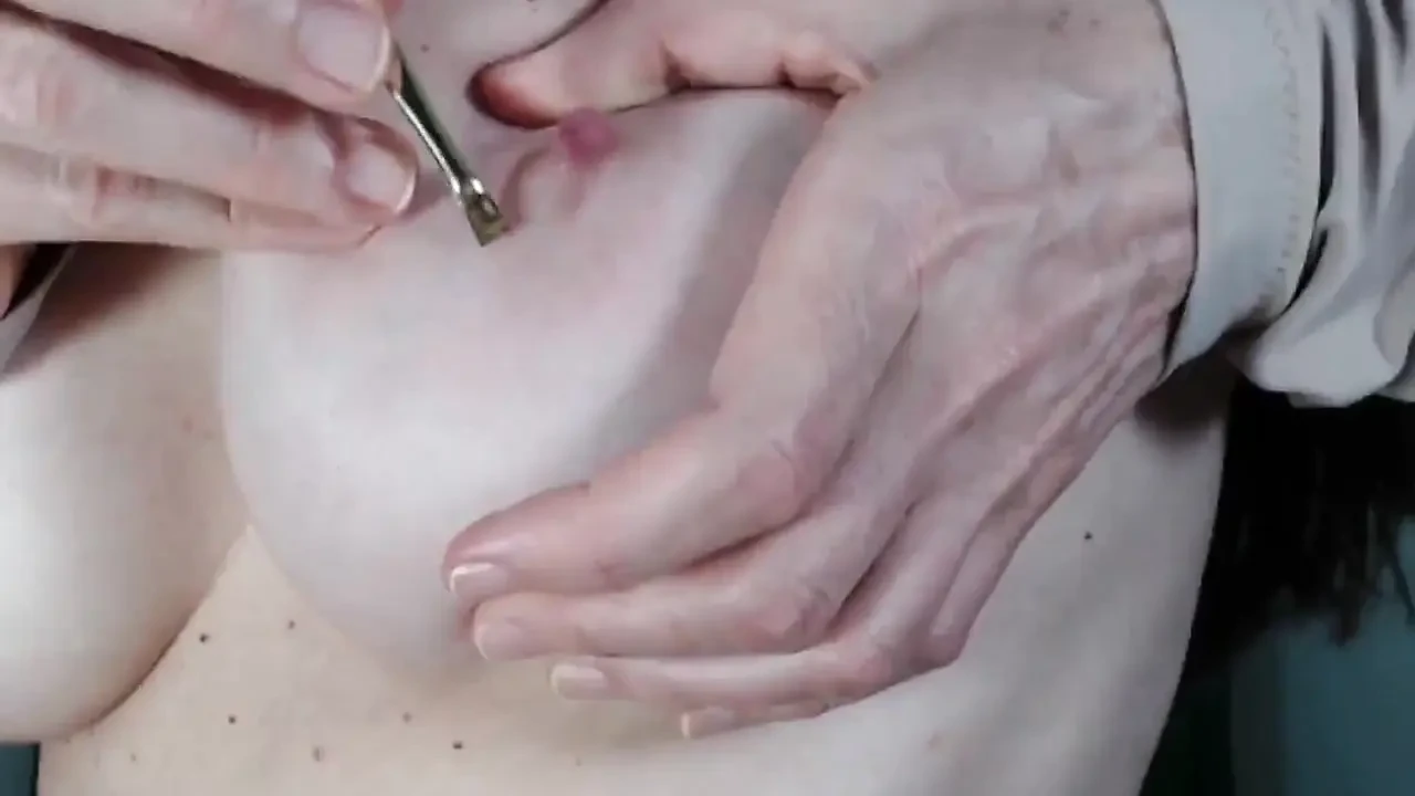 Nipples fetish ice cream honey clamps and tweezer