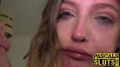 Rhiannon Ryder, bombasse britannique fétiche BDSM, se fait baiser dans une missionnaire sexy
