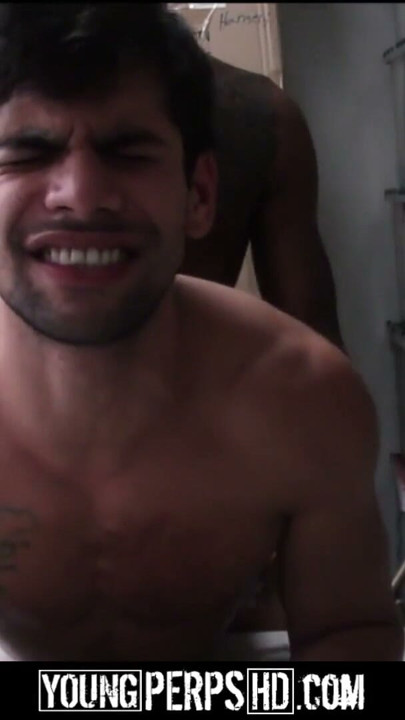 Straight Young Latino Muscles Blackmailed By Gay Black Guard | Clip 1