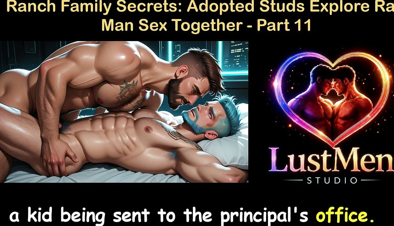 English Audio Gay Sex Story - Ranch Line Secrets: Adopted Studs Explore Raw Man Sex Together - Part 11