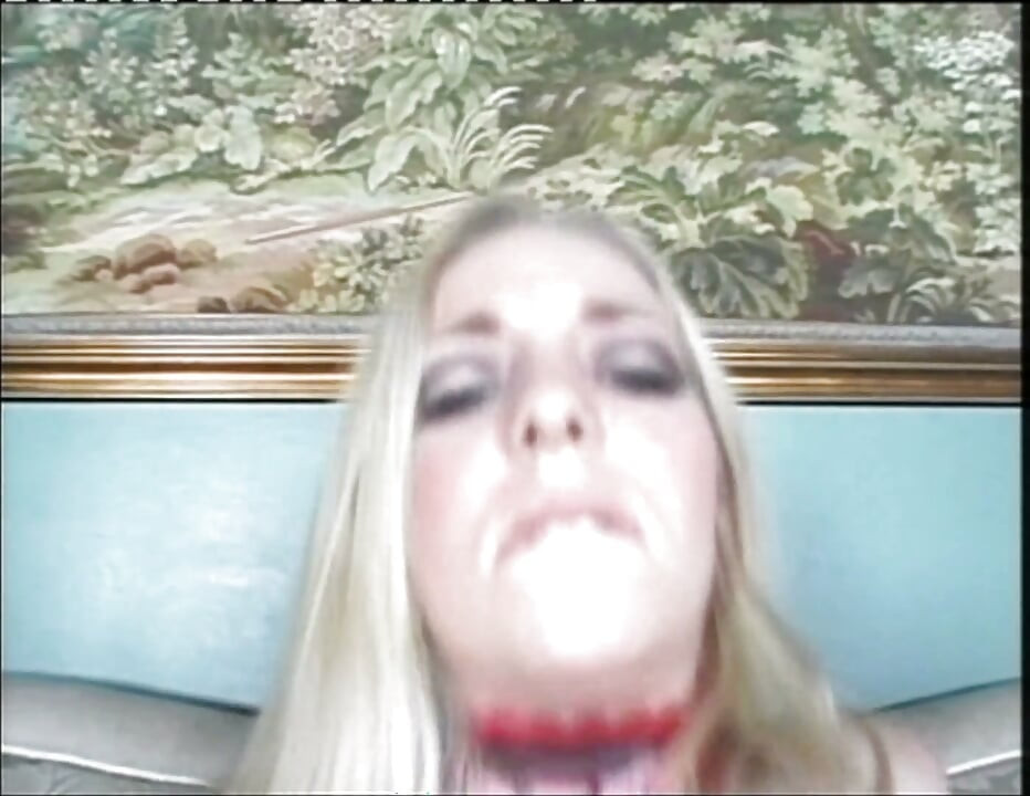 Young Blonde Slave Girl Fucks and Swallows Her Black Master's Cum