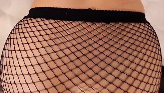 My Hot Wife Seduces Me with Fishnet Pantyhose