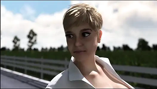 Orta yaşlı seksi kadın deresi #24 - Johannes Anne ile yürüyüşe çıktı... Johannes bütün bayanların giyindiğini gördü