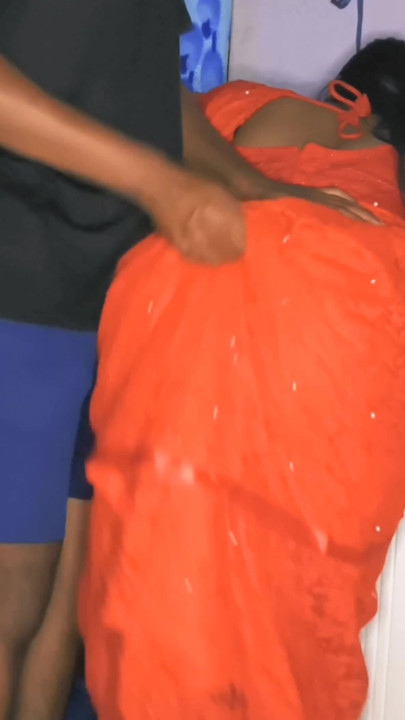 Indian Stepmom big ass spank
