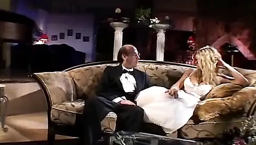Sweet blonde babe with fabulous ass gives head then banged by the cauch