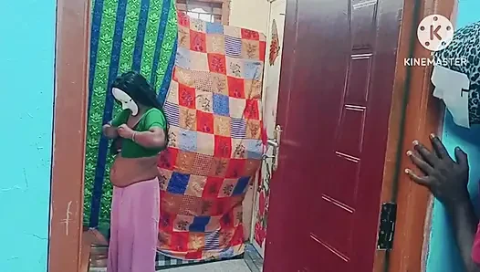 The Boss on His Maid While Changing Dress Then He Seduce and Fuck Her - She Pleading with Moaning