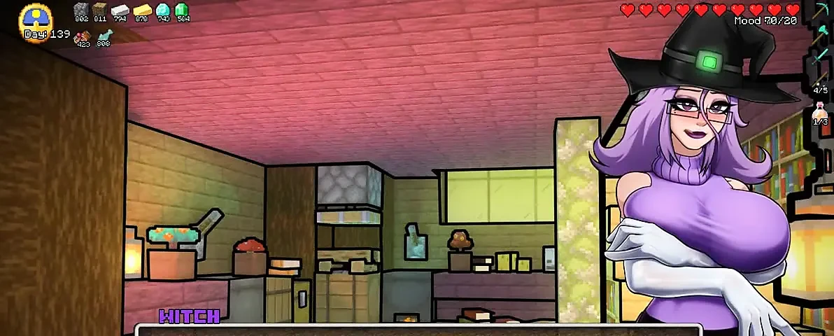 Napaljena letelica minecraft deo 86 Jebao sam svoju vešticu i venčali smo se od loveskysanhentai