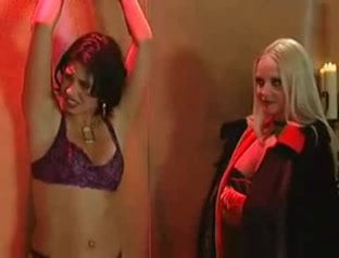 Lesbian Vampires Kiss & Lick And Masturbate
