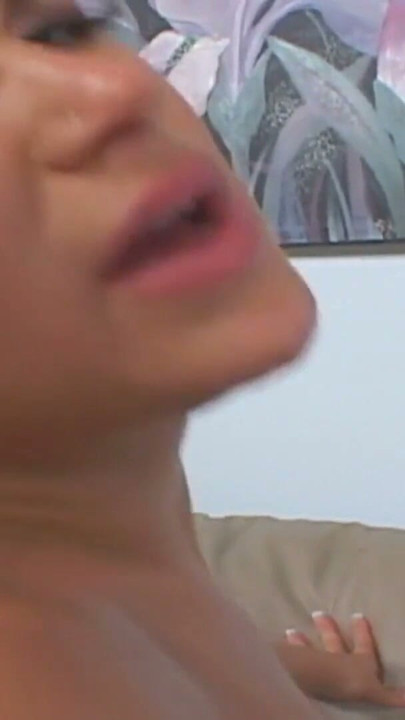 Slim brunette Teen with small tits enjoys the BBC during the interracial casting | Clip 2